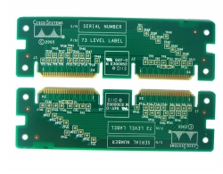 Multilayer board with gold fingers